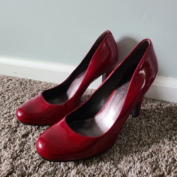 Jessica Simpson Red Heels - Picture 3 of 4